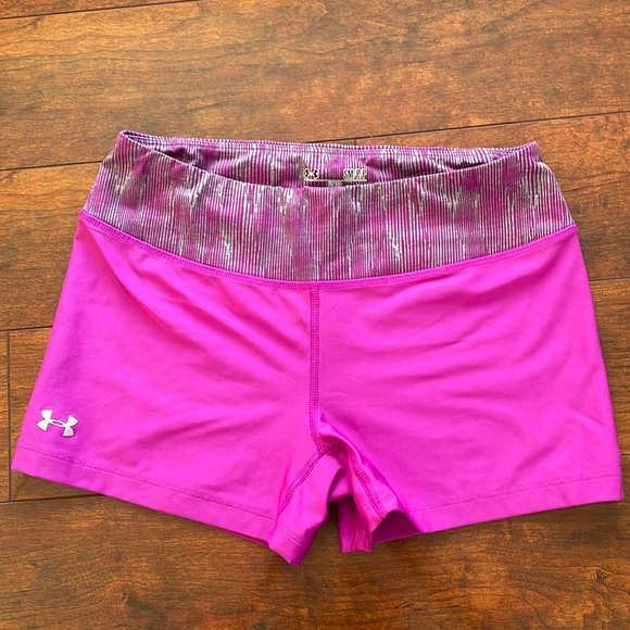 Under Armour spandex pink shorts size S - Picture 1 of 2